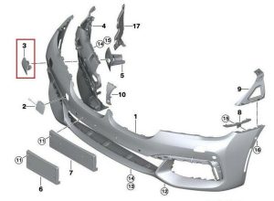 LEFT steel fender/ wing For BMW F30/F31 LIMOUSINE/TOURING 11-19