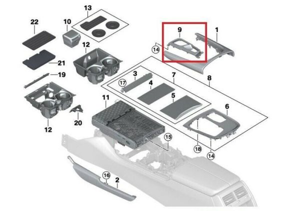 NEW GENUINE BMW F30 F32 F25 F15 E89 FRONT DOOR HiFi SYSTEM TWEETER 65139220750 - Image 4