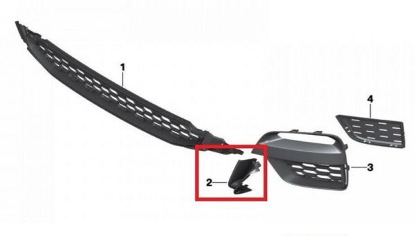 NEW GENUINE AUDI Q3 2015-2018 FRONT BONNET LID LOCK WITH MICRO SWITH 8U0823509A - Image 2