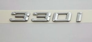 BMW NEW GENUINE 3 SERIES F30 2011-2017 EMBLEM BADGE LABEL STICKER 330i 51147423787