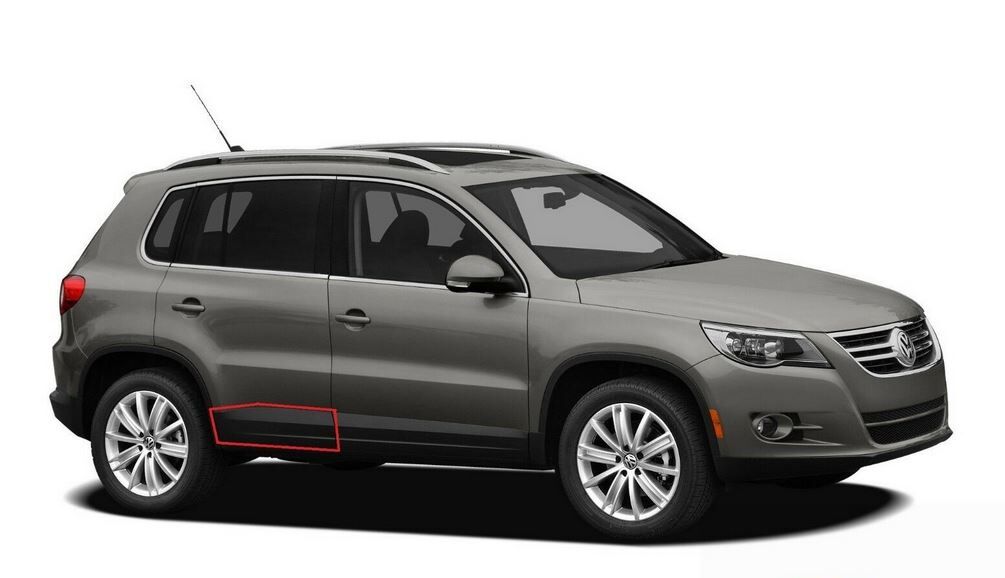 NEW GENUINE VW TIGUAN 2007-2016 REAR DOOR SATIN BLACK COVER TRIM RIGHT O/S 5N0854950A9B9 - Image 3