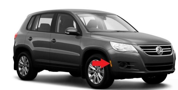 NEW GENUINE VW TIGUAN 08-16 FRONT BUMPER CORNER LIGHT SIDE MARKER RIGHT O/S 5N0945120A - Image 5