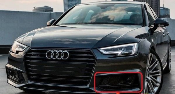 NEW GENUINE AUDI A4 B9 16- S-LINE FRONT BUMPER DARK CHROME LOWER GRILL LEFT N/S 8W0807681GFUQ - Image 3