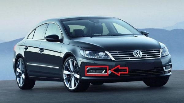 NEW GENUINE VW CC 12-16 FRONT BUMPER O/S RIGHT FOG LIGHT ASSEMBLY 3C8941700 - Image 4