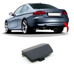 NEW BMW GENUINE 3 SERIES E92 E93 REAR BUMPER TOW HOOK COVER PRIMED 51127161497