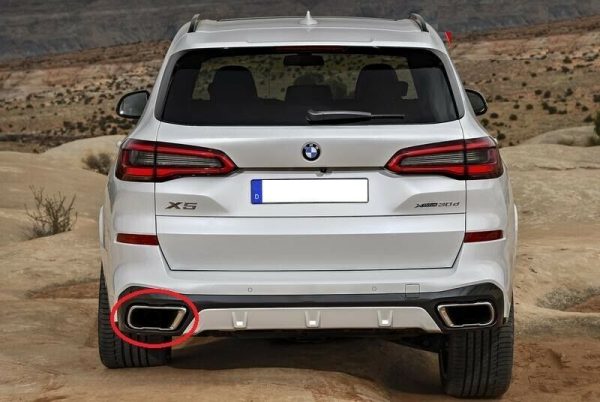 NEW GENUINE BMW X5 G05 G07 X5 30dX 40iX X7 TRIM EXHAUST TAILPIPE LEFT 51128074189 - Image 2