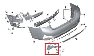Left steel fender/ wing For BMW E65/E66 prefacelift 01-05 with hole for indicator