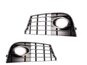 NEW GENUINE AUDI TT S-LINE 07-10 FRONT BUMPER O/S RIGHT + N/S LEFT FOG GRILL SET 8J0807682F01C + 8J0807681F01C