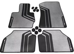 BMW NEW GENUINE X3 X4 F25 F26 M PERFORMANCE RUBBER FLOOR MATS LHD FRONT + REAR 51472407302 + 51472407307