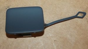 NEW GENUINE AUDI A3 SPORTBACK 13-16 REAR BUMPER TOW HOOK EYE COVER CAP PRIMED 8V4807441GRU