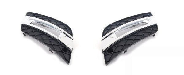 NEW GENUINE MERCEDES BENZ MB ML 2009- W164 FRONT BUMPER DRL COVER GRILL SET  A1648801924 + A1648802024