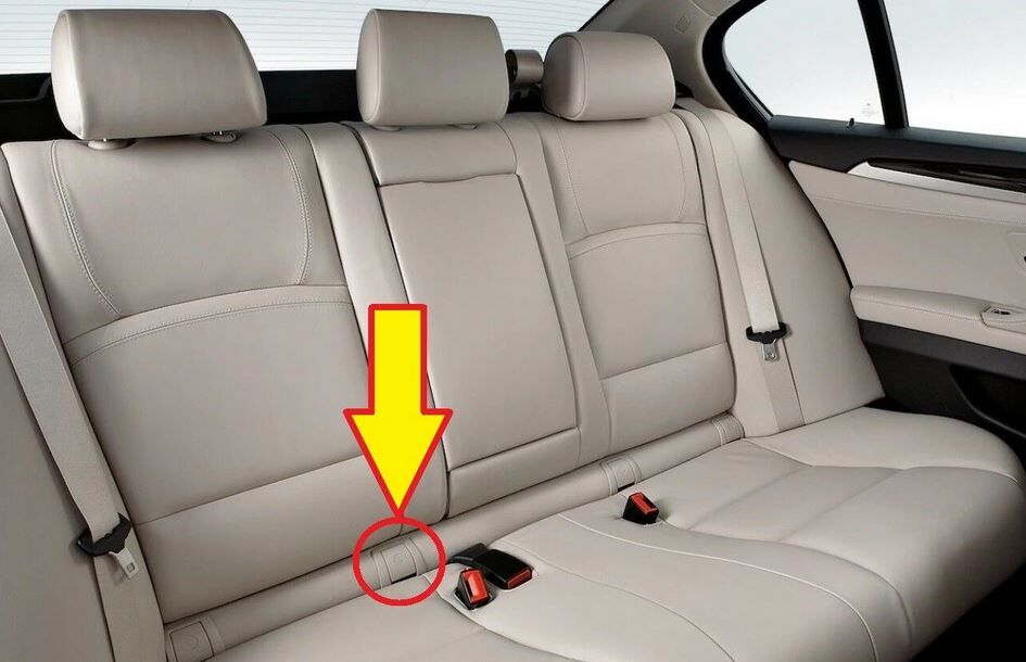 NEW GENUINE BMW 5 F10 SALOON REAR SEAT DAKOTA OYSTER INNER ISOFIX MOUNT COVER 52207247227 - Image 5