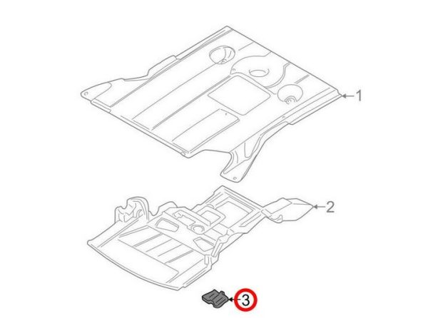 NEW BMW GENUINE E46 OIL SUMP DRAIN PLUG ACCESS COVER FLAP 51718197932 - Image 8