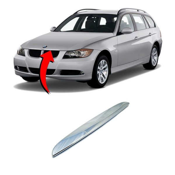 NEW BMW GENUINE 3 SERIES E90 E91 FRONT BONNET HOOD GRILL TRIM LEFT N/S 51137117241