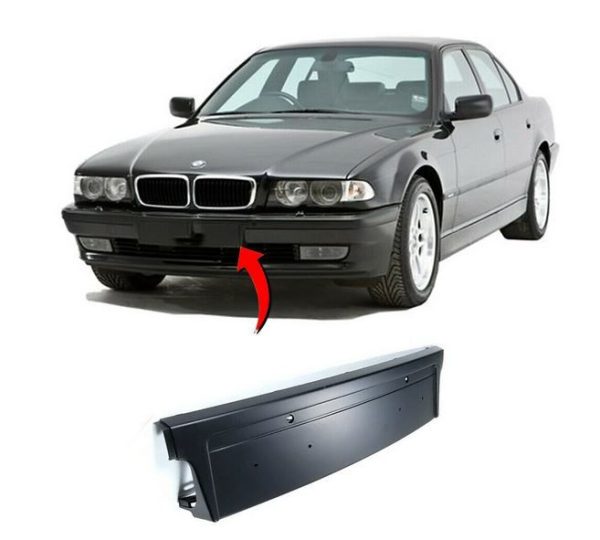 NEW BMW GENUINE E38 7 SERIES FRONT LICENSE PLATE MOUNTING UK EU VERSION 51118125311 - Image 3