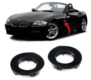 NEW BMW GENUINE Z4 SERIES E85 E86 FRONT WING INDICATOR LIGHT HOUSINGS PAIR SET 51137078263 + 51137078264