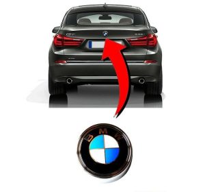 NEW GENUINE BMW 5 SERIES F07 LCI REAR TRUNK HATCH LID LOGO BADGE WITH BASE 51147336450