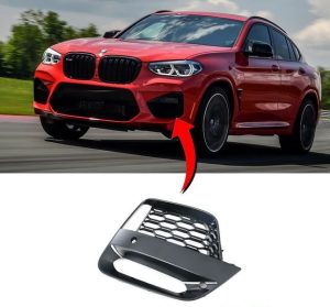 NEW GENUINE BMW X3 X4 SERIES G01 G02 FRONT M BUMPER OPEN SIDE GRILL LEFT N/S 51118092757