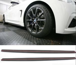 BMW NEW GENUINE 4 SERIES F32 F33 F36 M SPORT ROCKET PANEL MATT BLACK PAIR SET 51192361680 + 51192361679