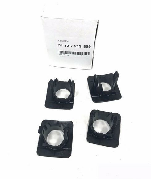 BMW NEW GENUINE 3 SERIES E91 LCI 08-12 REAR BUMPER PDC SENSOR MOUNT SET OF FOUR 51127213859