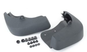 NEW GENUINE AUDI A8 10-13 REAR MUD FLAPS SPLASH GUARD PAIR 4H0075101