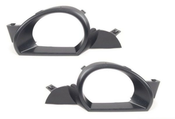 NEW GENUINE AUDI Q7 07-09 O/S RIGHT N/S LEFT BUMPER GRILL FOG LIGHT SURROUND SET 4L0807490 + 4L0807489