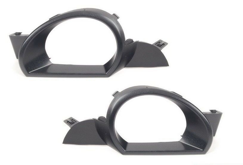 NEW GENUINE AUDI Q7 07-09 O/S RIGHT N/S LEFT BUMPER GRILL FOG LIGHT SURROUND SET 4L0807490 + 4L0807489