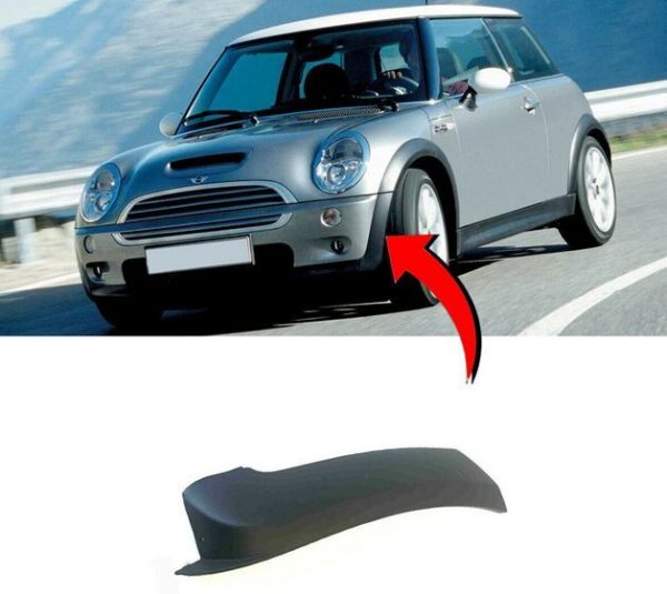 NEW GENUINE MINI COOPER S R53 TILL 2004/12 FRONT BUMPER SPOILER TRIM LEFT N/S 51111479090 - Image 3