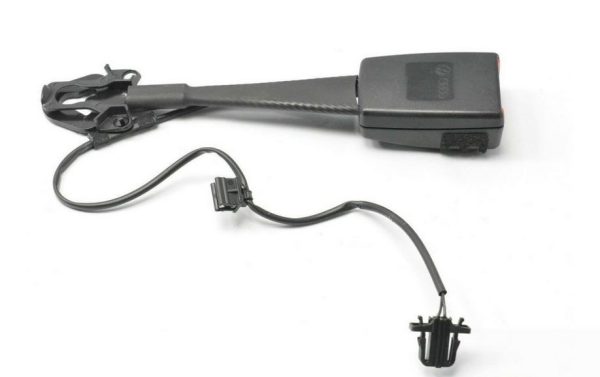 NEW GENUINE AUDI A4 A5 A6 A7 FRONT SEAT SAFETY BELT BUCKLE LOCK SATIN BLACK 8K0857755F01C