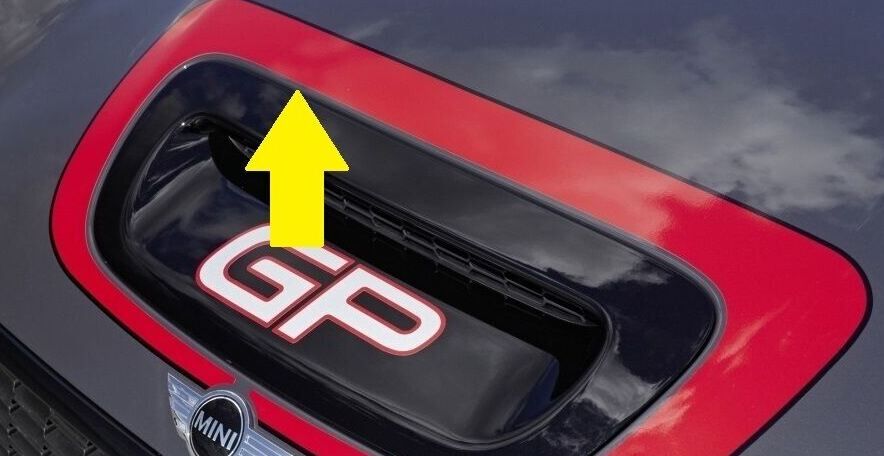 MINI NEW GENUINE JCW GP2 R56 FRONT HOOD BONNET ADHESIVE FILM OUTER PART 51147331073 - Image 8