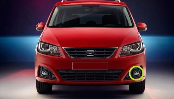 NEW GENUINE SEAT ALHAMBRA 11-16 FRONT BUMPER N/S LEFT FOG LIGHT ASSEMBLY 5K0941699F - Image 8