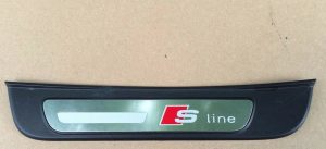 NEW GENUINE AUDI A5 SPORTBACK 08-16 SLINE REAR DOOR ENTRY SILL STRIP LEFT N/S 8T8853375B01C