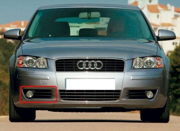 AUDI NEW GENUINE A3 8P 2003-2007 O/S RIGHT BUMPER FOG LIGHT GRILL 8P4807682B - Image 5
