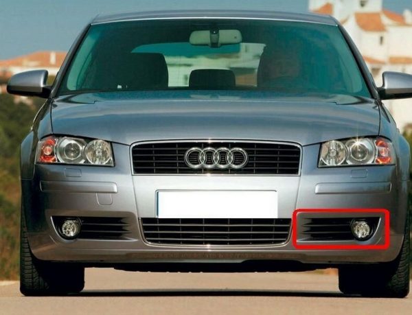 AUDI NEW GENUINE A3 8P 2003-2007 N/S LEFT BUMPER FOG LIGHT GRILL 8P4807681B - Image 4