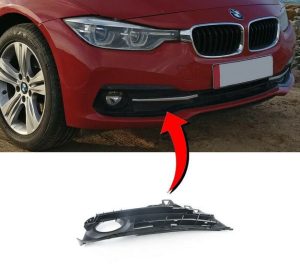 NEW GENUINE BMW 3 SERIES F30 F31 LCI FOG LIGHT CLOSED GRILL RIGHT O/S 51117396886