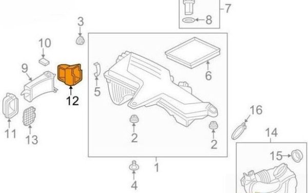 BMW NEW GENUINE F20 F21 F22 F30 F31 F34 GT F32 F36 F33  AIR INTAKE DUCT 13717597585 - Image 4