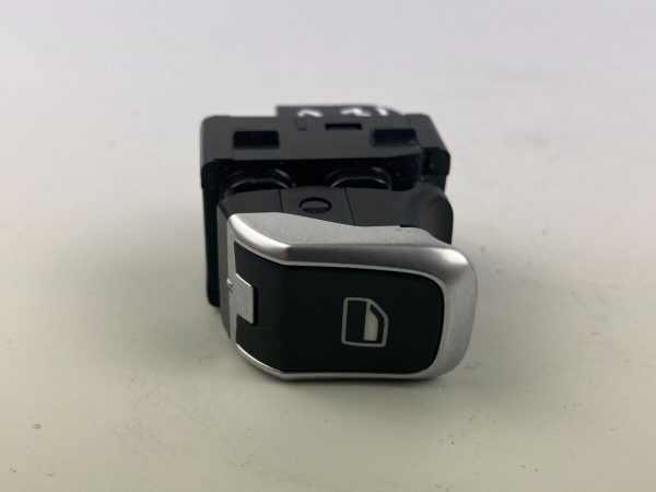 GENUINE AUDI A3 13-16 FRONT PASSENGER SIDE SWITCH FOR WINDOW REGULATOR SILVER - Image 3
