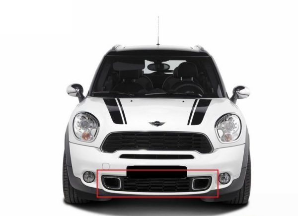 NEW GENUINE MINI R60 R61 S JCW FRONT BUMPER CENTER LOWER GRILL BLACK 51119802061 - Image 5