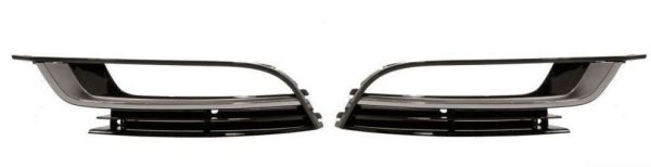 NEW GENUINE VW CC 12-16 FRONT BUMPER LEFT N/S RIGHT O/S FOG LIGHT GRILL SET 2PCS 3C8854662041 + 3C8854661041
