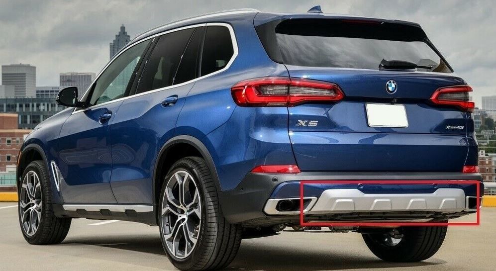 NEW GENUINE BMW X5 G05 X5 30dX 40iX 50iX TRIM UNDERRIDE PROTECTION REAR 51127469520 - Image 4