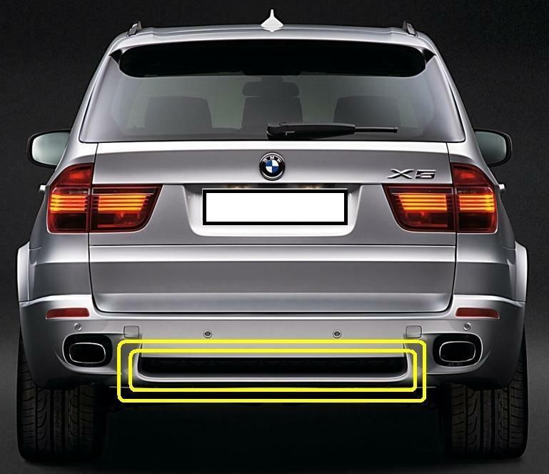 NEW GENUINE BMW X5 E70 07-10 REAR M SPORT BUMPER LOWER CENTRE GRILL 51128037071