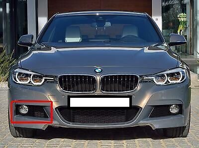 BMW GENUINE 3 F30 F31 LCI 15- FRONT M SPORT BUMPER FOG LIGHT RIGHT GRILL 51118062632 - Image 5