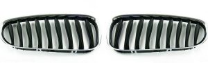 BMW NEW GENUINE Z4 E85 E86 FRONT BUMPER KIDNEY GRILL PAIR SET LEFT N/S RIGHT O/S 51137051957 + 51137051958