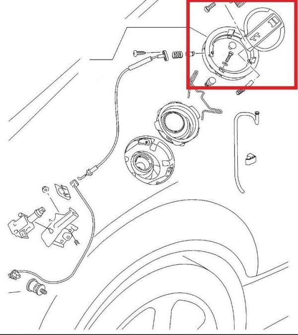 NEW GENUINE AUDI TT 8J 2007 - 2014 FUEL FILLER FLAP CAP SILVER 8J0809900G - Image 6