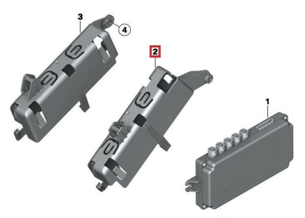 NEW GENUINE BMW 1 2 3 4 SERIES REVERSING CAMERA CONTROL UNIT BRACKET 66539232797 - Image 4