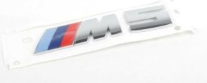 NEW GENUINE BMW M5 F90 REAR BOOT BADGE EMBLEM CHROME 51148063203