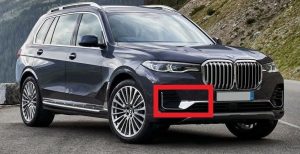 NEW GENUINE BMW X7 G07 FRONT BUMPER LOWER MOULDING RIGHT O/S 51117470330