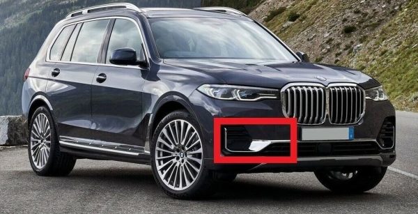 NEW GENUINE BMW X7 G07 FRONT BUMPER LOWER MOULDING RIGHT O/S 51117470330