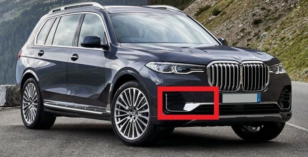 NEW GENUINE BMW X7 G07 FRONT BUMPER LOWER MOULDING RIGHT O/S 51117470330