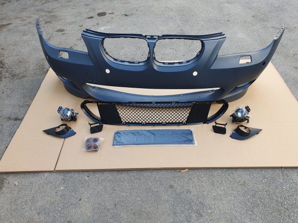 Front M Sport Bumper for E60 / E61 03-07 with PDC (24mm) / with Fog Lights - Image 5